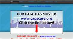 Desktop Screenshot of capscare-ed.com